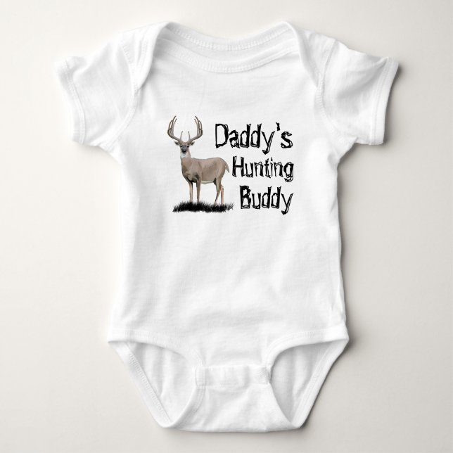 Body Para Bebê Deer Hunting Buddy Baby Bodydress (Frente)