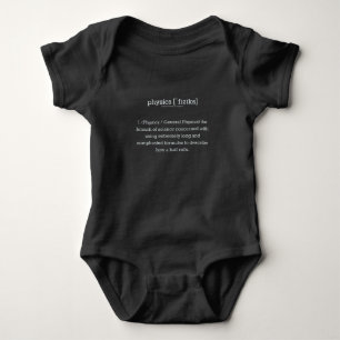 Body Para Bebê Definição de Física