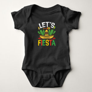 Body Para Bebê Deixe Fiesta Cinco De Mayo