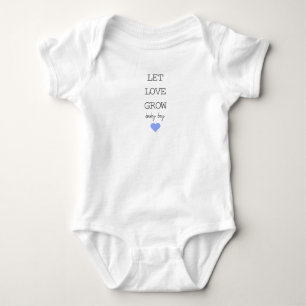 Body Para Bebê Deixe O Amor Crescer O Bebê