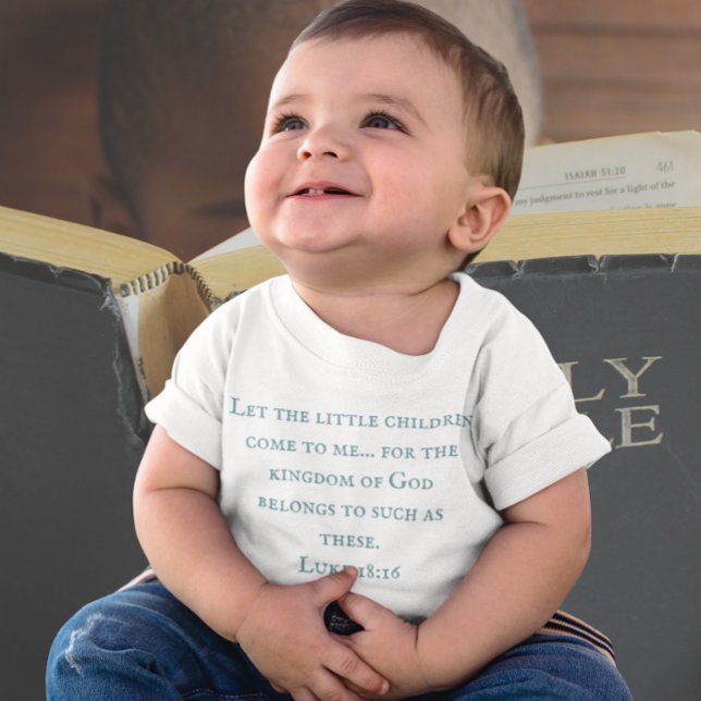 Body Para Bebê Deixem as criancinhas virem a mim... (Criador carregado)