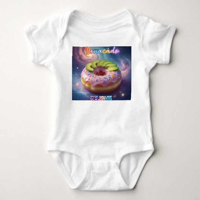 Body Para Bebê Delícia Donacada! Bodysuit de Bebê | Peça Única (Frente)