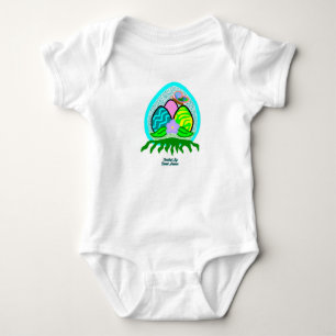 Body Para Bebê Delicioso "Ovos de Páscoa" Bebê "blusa"