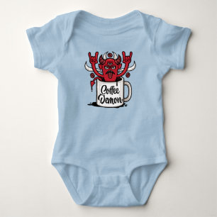 Body Para Bebê Demônio do Café