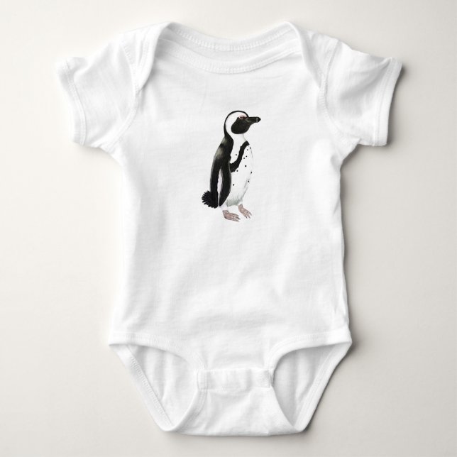 Body Para Bebê desenho a lápis africano (Frente)
