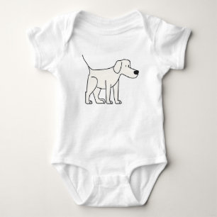 Body Para Bebê Desenho De Cão De Cãozinho