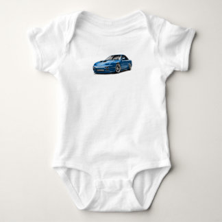Body Para Bebê desenho do carro azul 240sx