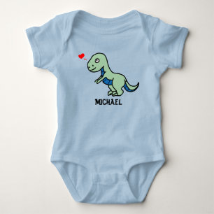 Body Para Bebê Desenho infantil de um T-Rex