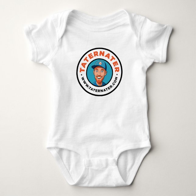 Body Para Bebê Desenho TaterNater (Frente)