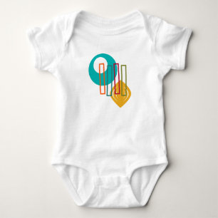 Body Para Bebê Design abstrato do MCM