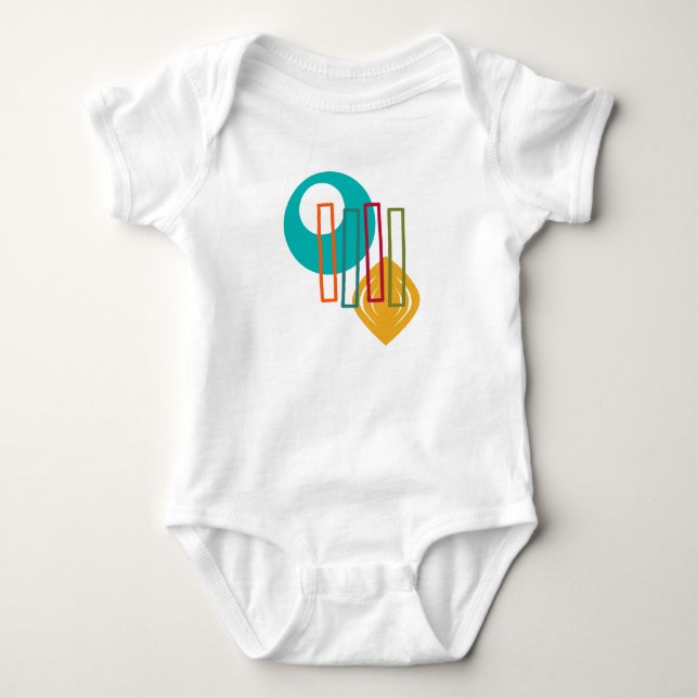 Body Para Bebê Design abstrato do MCM (Frente)
