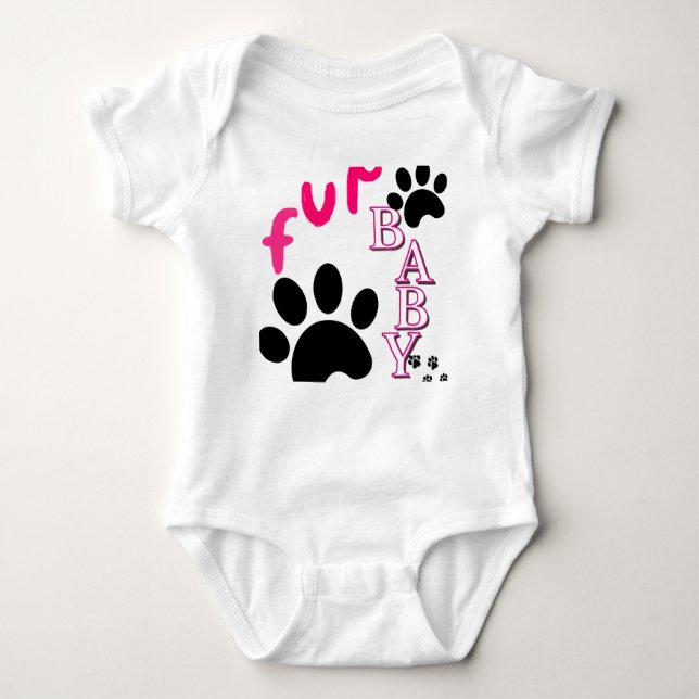 Body Para Bebê Design animal de macacão-bebê PetLover adorável (Frente)