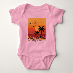 Body Para Bebê Design da Califórnia - Bebê Jersey - Bodycase