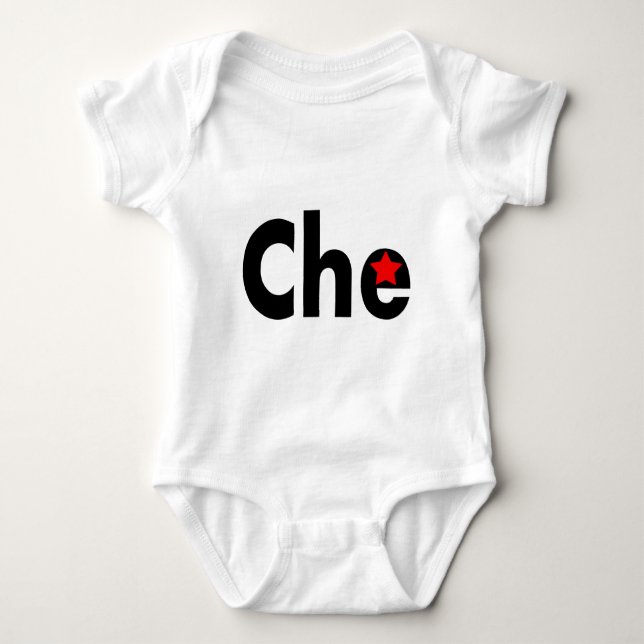 Body Para Bebê Design da revolução de Che! (Frente)
