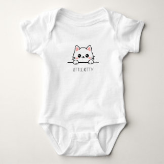 Body Para Bebê Design de Bebê Fofo Little Kitty