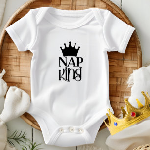 Body Para Bebê Design de Bodysuit de Bebê "Rei da Soneca"