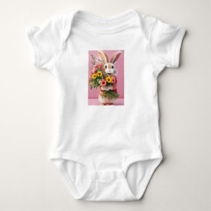 BODY PARA BEBÊ DESIGN DE COELHOS