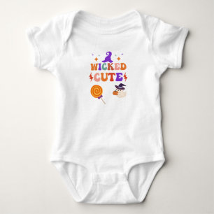 Body Para Bebê Design de Dia das Bruxas Maciço com Gótico de Past