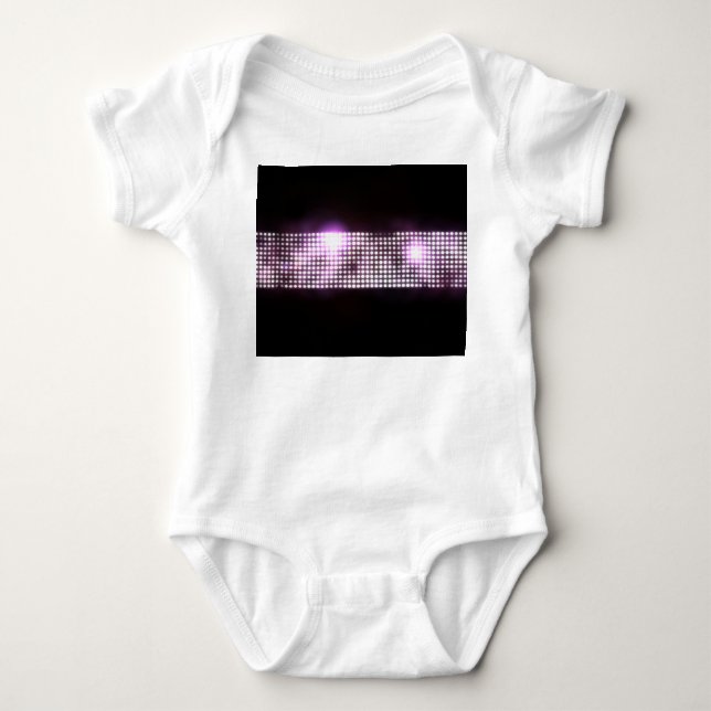 Body Para Bebê Design de fundo abstrato brilhante. (Frente)