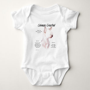Body Para Bebê Design de História Chinês Detido (sem pelo)