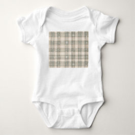 Body Para Bebê Design de Inverno Xadrez e Floco de Neve Aconchega