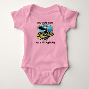 Body Para Bebê Design de Logo Elegante Ouro Brooklyn
