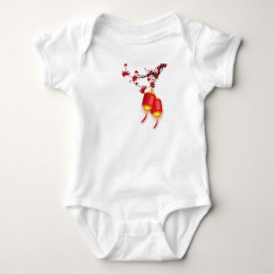 Body Para Bebê Design de Natal e Inverno Bebê roupa de bebê