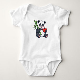 Body Para Bebê Design de Panda Bebê Fofo – Ilustração Adorável de