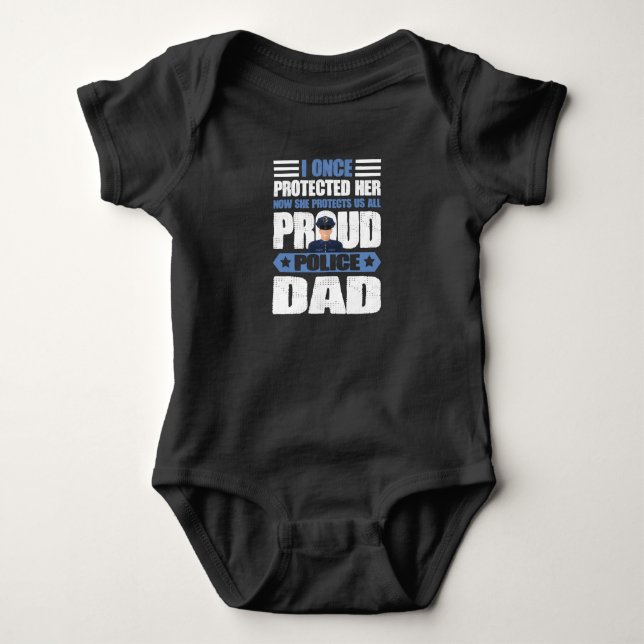 Body Para Bebê Design De Polícia Para Agentes Policiais E Legisla (Frente)