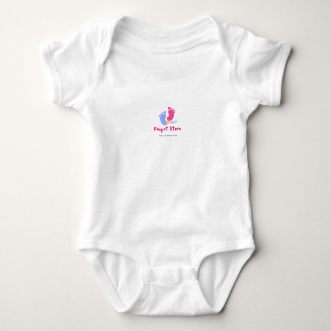 Body Para Bebê Design de Roupa de Bebê Personalizada (Frente)