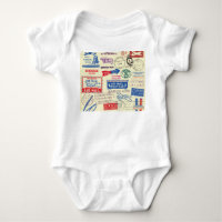Design do Conjunto de Carimbos do Documento Vintag