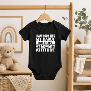Body Para Bebê Design Minimalista de Bebê com Atitude da Mamãe
