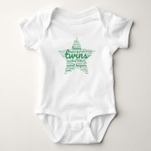 Body Para Bebê Design Twin Star