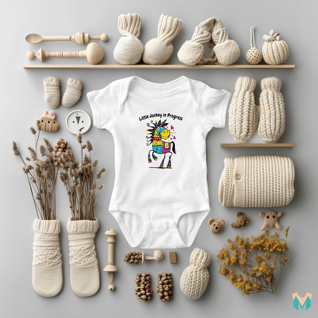 Body Para Bebê Design Vibrante de Montaria para Crianças (Criador carregado)