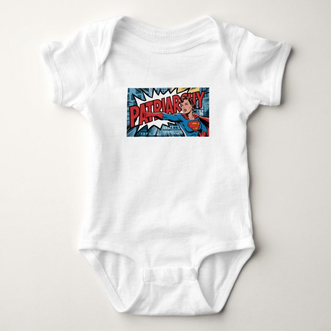 Body Para Bebê Destruam o Patriarcado (Frente)