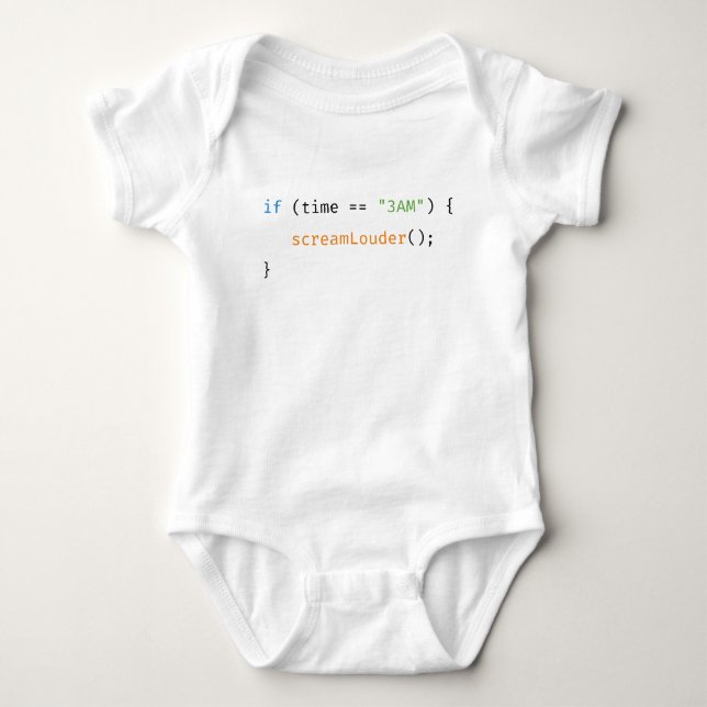 Body Para Bebê Developer Funny Baby Code Programmer (Frente)