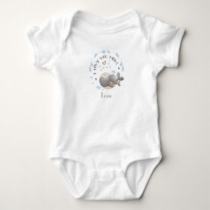 Body Para Bebê Dia de as mães, eu te amo mãe, personalizada