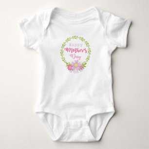 Body Para Bebê Dia de as mães Feliz, Bebê, Um Pedaço De Sujeir