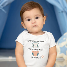 Dia De Crappy Para Bebê - Fralda