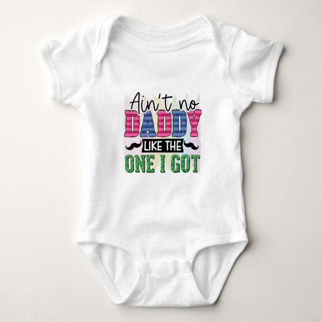 Body Para Bebê Dia de os pais Baby Bodydress (Frente)