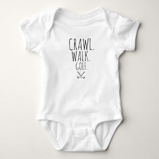 Body Para Bebê Dia de os pais Golfer Crawl Andar Chá de fraldas G