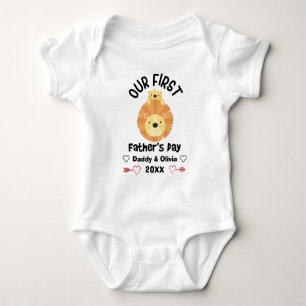 Body Para Bebê Dia de os pais Personalizado 2021, Nomes Personali