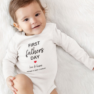 Body Para Bebê Dia dos Pais Simples Primeiro | Papai