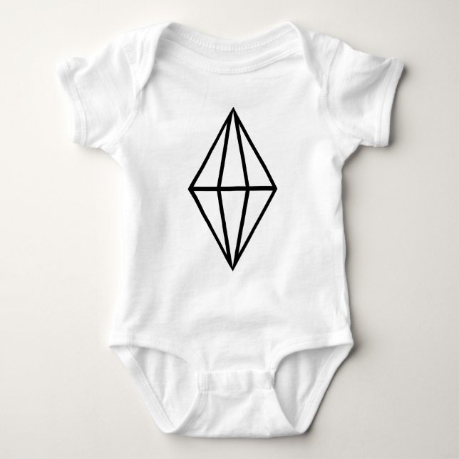 Body Para Bebê Diamante (Frente)