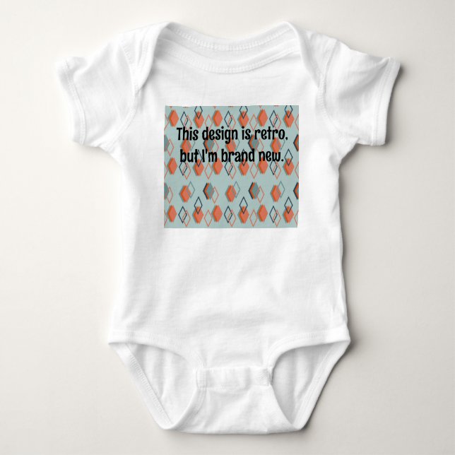 Body Para Bebê Diamond Echoes (Frente)