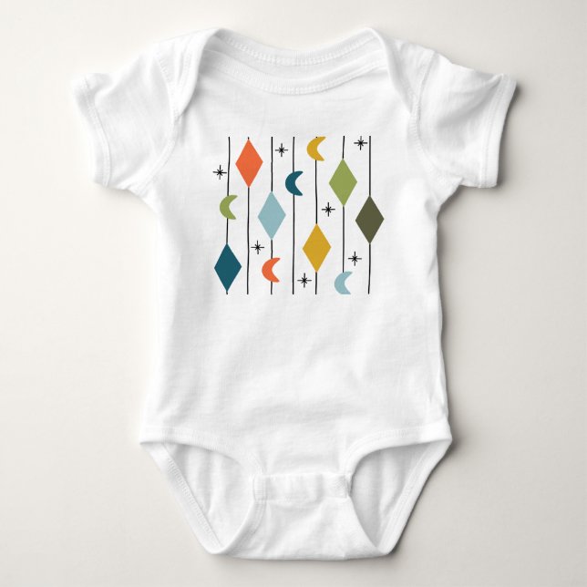 Body Para Bebê Diamond Moons (Frente)