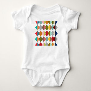 Body Para Bebê Diamond Quilt