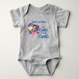 Body Para Bebê Dias de os namorados Cupid Cute Name Sweet Love He