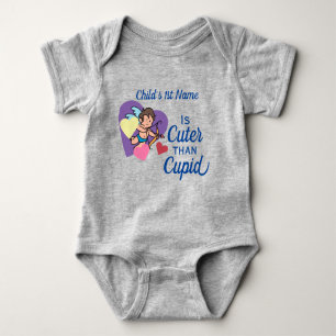 Body Para Bebê Dias de os namorados Cupid Cute Name Sweet Love He