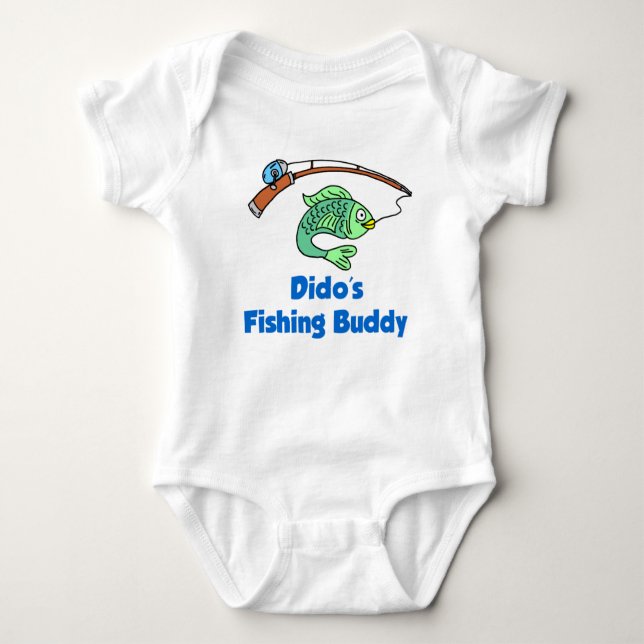 Body Para Bebê Dido's Fish Buddy (Frente)